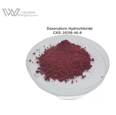 Doxorubicin hydrochloride Cancer Chemotherapy Agents 99% Cas 25316-40-9