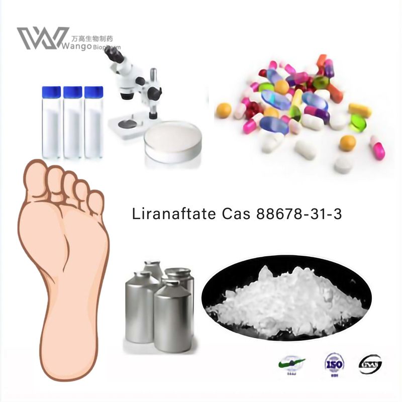 99% API Active Pharmaceutical Ingredient Antifungal Liranaftate Powder Cas 88678-31-3