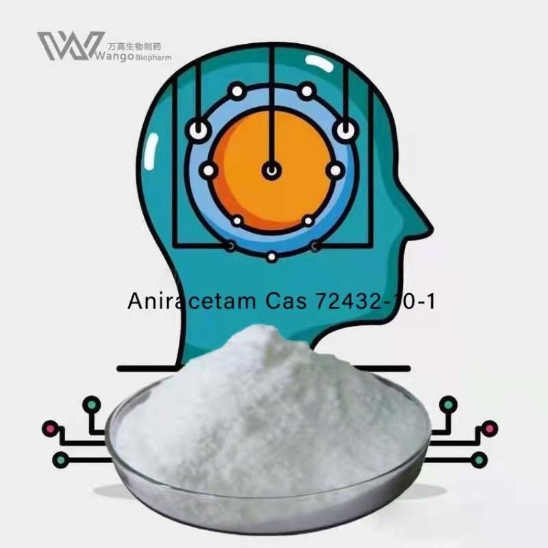Aniracetam Nootropics Bulk Powders AMPA Receptor Modulator 72432-10-1